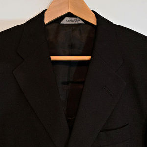 Claiborne Black Men's 2 Button Sport Coat, 36S